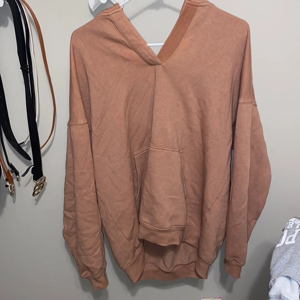 Aerie oversized v-neck hoodie - Picture 1 of 4